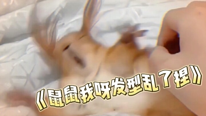 Oh, me, my hair's a mess!