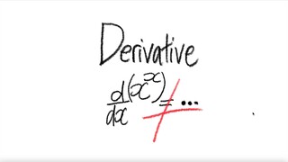 Derivative d/dx(x^x) NOT equal ...
