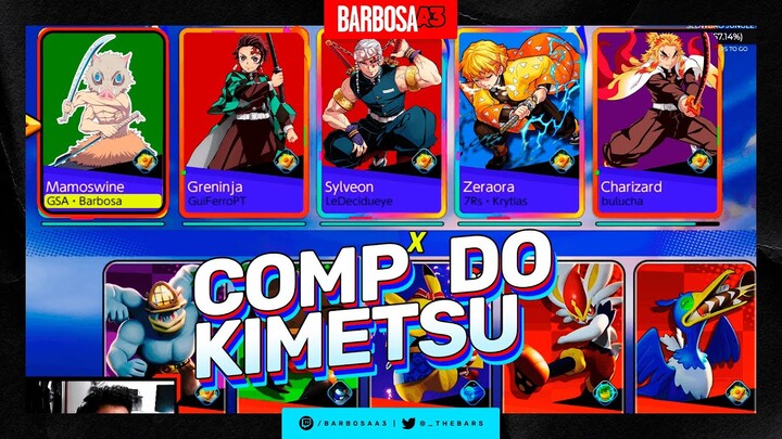 A COMP DO KIMETSU NO YAIBA DEMON SLAYER NO POKEMON UNITE IOS ANDROID NINTENDO SWITCH