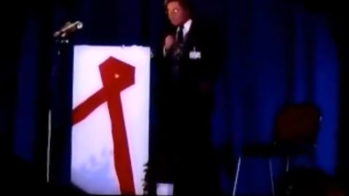 This is the Famous Lecture of Dr Nelson Now Desire' in 1997 Singapore at a world