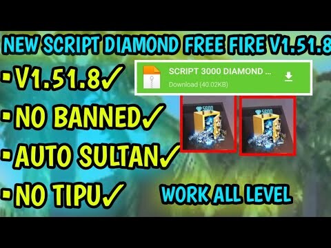 NEW SCR1PT DIAMOND FREE FIRE TERBARU 2020 , V1.53.3 , NO BANNED , NO TIPU V ~ GARENA FREE FIRE