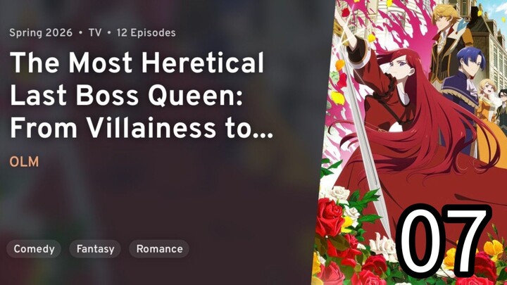 EP 07 The Most Heretical Last Boss Queen: From Villainess to Savior Season 2