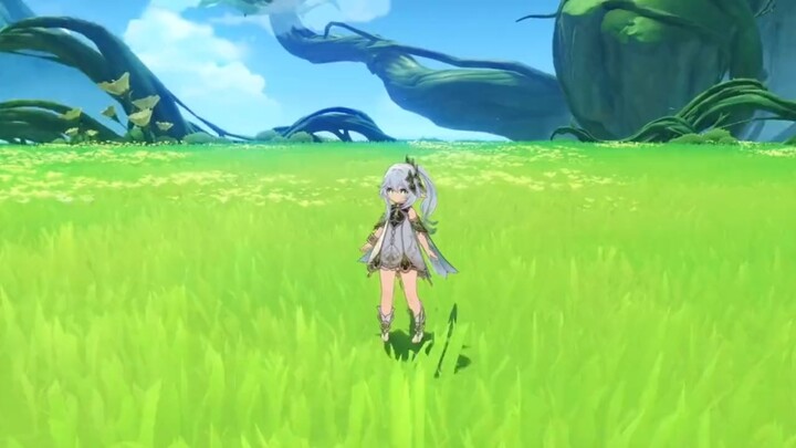 Nahida bé xinh, nhảy tung tăng thật đáng yêu, trái tim otaku của lão phu sắp tan chảy mất rồi 😍😍