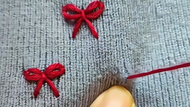 “Knit a butterfly onto the sweater”