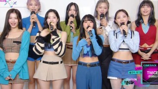 TWICE 8.26回归打歌首个音银采访！