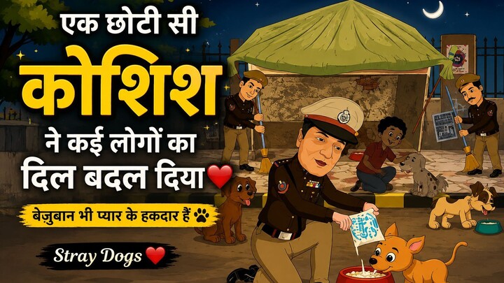 एक छोटी सी कोशिश ने कई लोगों का दिल बदल दिया ❤️ | Stray Dogs