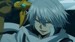 The hero drinks the princess' tears! Resurrected with full health! The holy sword on his thigh! A fi