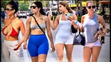 Miami Walking Street Girls | Miami Bikini Beach 4K | Fort Lauderdale Spring Break 2024 | Beach Road