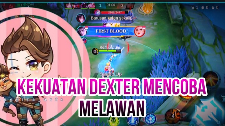KEKUATAN DEXTER MENCOBA MELAWAN