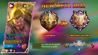 #2 ROGER LEGEND TO MYTHIC REAL QUICK! |  DESTROYING ENEMY IN MYTHIC RANK| BEST ROGER BUILD | MLBB