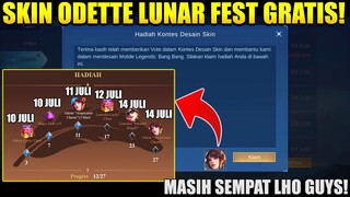 PENJELASAN CARA MENDAPATKAN SKIN ODETTE LUNAR FEST GRATIS!! MASIH SEMPAT LHO GUYS!! BURUAN LOGIN!!