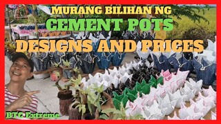 MURANG BILIHAN NG CEMENT POTS Laguna | Cement Pot Prices |DIY Design Ideas