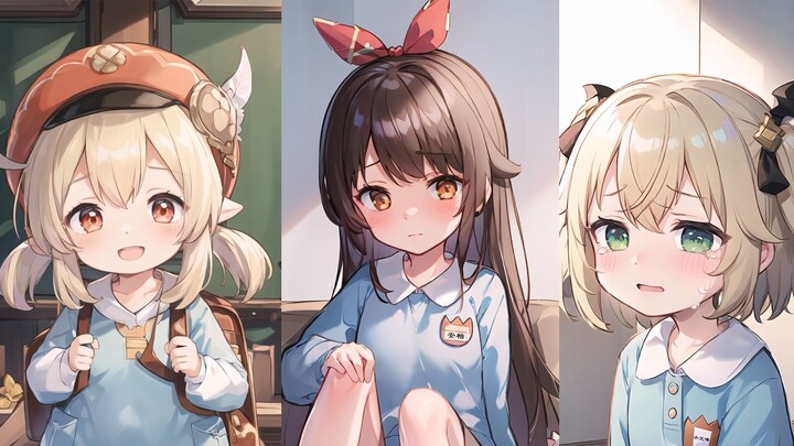 【Teyvat Kindergarten! 】Mondban~♥