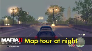 Map tour at night | Mafia II: Definitive Edition | Driving Normally