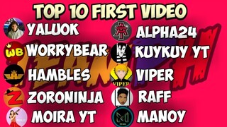 TOP 10 FIRST ROS VIDEO OF YOUTUBER IN TEAMPH! ( ROS TAGALOG )