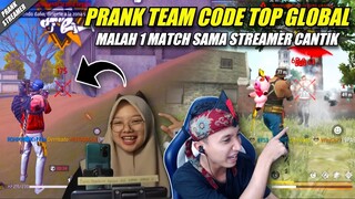 prank team code streamer top global malah ketemu streamer cantik ini