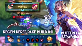 MINJEM AKUN MALAH MANIAC! Lunox Butterfly Seraphim Build Regen Mlbb