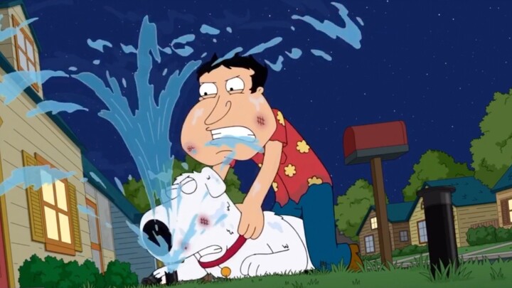 Quagmire and Brian reconcile