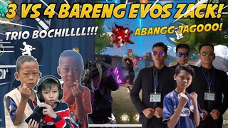 BOCILNYA KENA BANTAI AMA EVOS ZACKKK WKWKWK! 3 VS 4 AUTO DI BANTAI RASYAHNYAAA :(((((