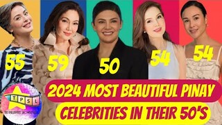 2024 Most Beautiful Pinay Celebrities in their 50's