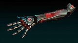 The texture is full! It took a month to customize a glowing cybernetic robot arm for myself