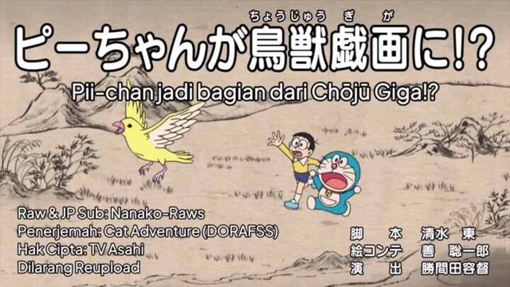 Doraemon Sub Indo Episode 853AB "Pii-chan jadi bagian dari Choji Giga? &  pyon-ta di dalam kantong"