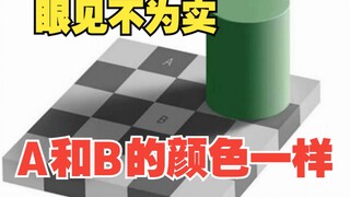 棋盘阴影错觉，你的大脑又骗你了