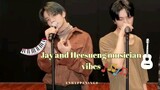 Jay and Heesueng musician era! 🎸 🎹 🎶