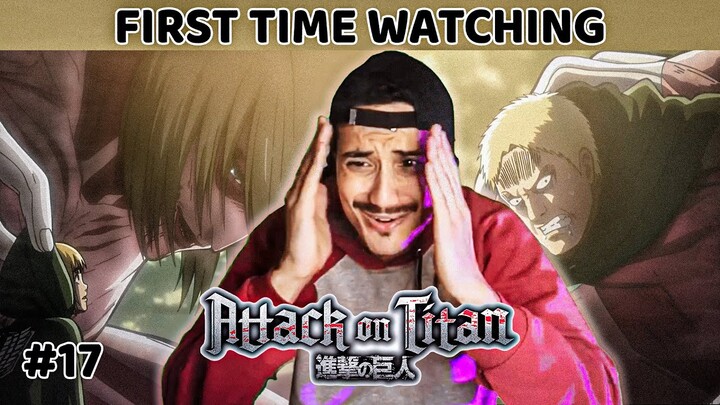 Attack on Titan Reaction Episode 17| the FEMALE TITAN | First Time Watching