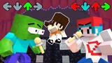 Monster School: Minecraft vs Friday Night Funkin - Love Battle | Minecraft Animation