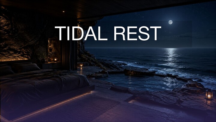 Tidal Rest 🌊 Deep Sleep Music with Ocean Waves, Brown Noise & Delta Waves