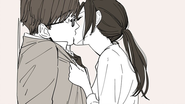 Just some fourth love moments between a female top and a male bottom