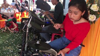 Để nhớ một thời ta đã yêu | Drum NiNi chơi theo khách hát hay