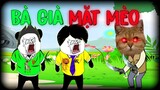 gấu kinh dị review : sự tích bà già mặt mèo huyền thoại | phim hoạt hình gấu hài hước kinh dị