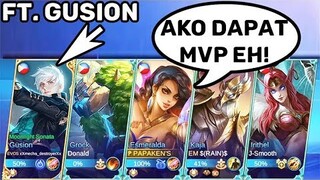 INAGAWAN AKO NG MVP NI GUSION!!! | MOBILE LEGENDS