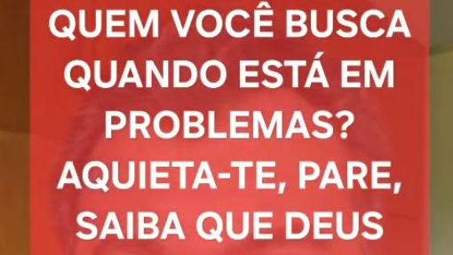 Pare de lutar sozinho, Deus luta por você. Porque não Jesus? 14/10/2026