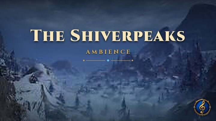 ❄️ Snowstorm Wind Ambience (1h) — Relaxing Music for Sleep & Study (Shiverpeaks, GW2)