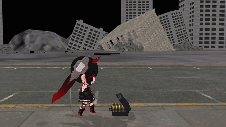 【战双mmd动画】太刀侠小露VS武藏玖型