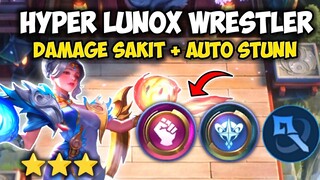 LUNOX WRESTLER HYPER!!  DAMAGE BURST + STUN!! COMBO MAGIC CHESS UPDATE TERBARU 2022
