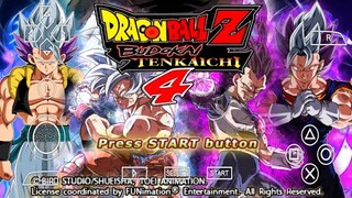 NEW Dragon Ball Super Budokai Tenkaichi 4 PPSSPP ISO DBZ TTT MOD With Permanent Menu!