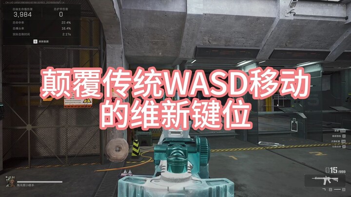 A revolutionary key layout that颠覆s traditional WASD movement