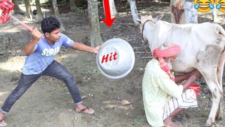 Big Hammer Hit Prank กับปฏิกิริยาสาธารณะ Big Drum Hit Prank พยายามอย่าหัวเราะ