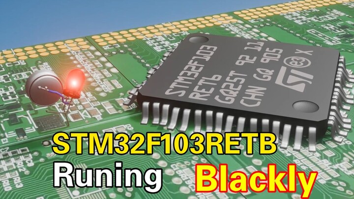 The dark stm32 is accompanied by the sunny LED. The dark and sunny operation [Healing animation]