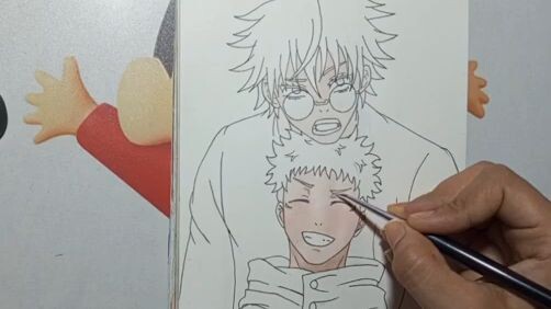 Satoru Goji and Yuji Itadori Drawing | Step by Step | Jujutsu Kaisen