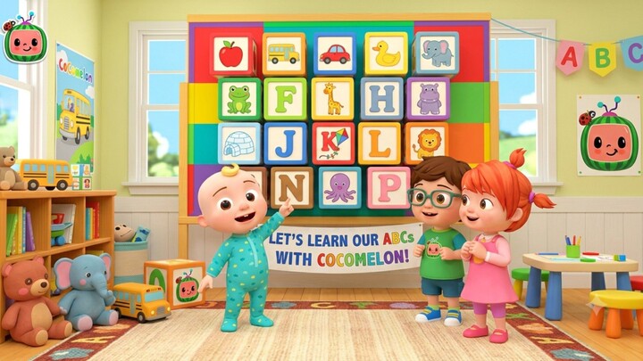 ABC Song with Balloons | CoComelon Nursery Rhymes & Kids Songs