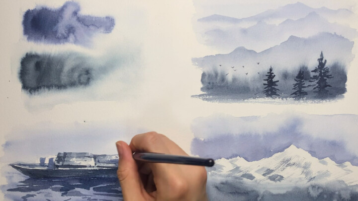 The two necessary colors in the watercolor plate cost more than a dozen yuan a year