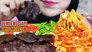 ASMR DENDENG SAPI MIE MERCON PEDAS | BUKA PUASA ULUL ASMR