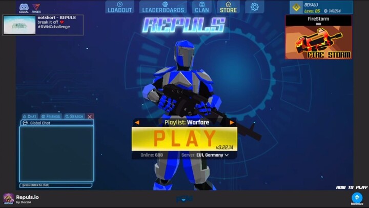 Play Replus.io game with bekalu