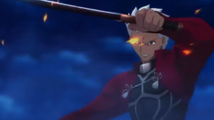 Archer vs Lancer - Fate stay night Unlimited Blade Works #animehay