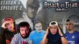 Attack on Titan Season 4 Episode 2 Reaction and Recap!